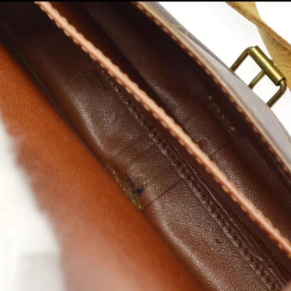 LOUIS VUITTON CARTOUCHIERE MONOGRAM GM CROSSBODY SHOULDER BAG - Picture 10 of 15